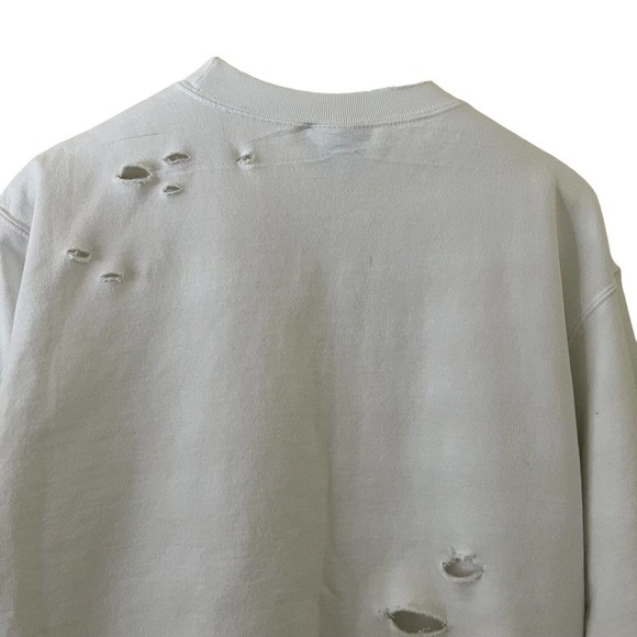 Champion MAMA Retro Rainbow Upcycled Reworked Cropped Sweatshirt - Size Medium - Picture 8 of 12